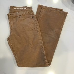 GAP Teen Low Rise Vinateg Boot Cords